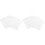 24Pcs White Plastic Mesh Sheets for Sewing Durable Crafting Quilting 2