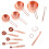 2Pcs Rose Gold Measuring Cups and Spoons for Baking Kitchen Use 1