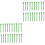 200Pièces Tees Golf Bois Vert Protection Durable Usage Extérieur 3