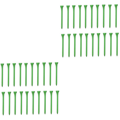 200Pièces Tees Golf Bois Vert Protection Durable Usage Extérieur 2