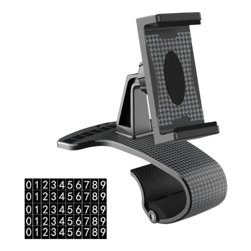3Pièces Support Téléphonique Noir Rotatif 360 Usage