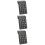 3Pcs Black Wireless Numeric Keypad Mechanical Keys for Typing Use 8