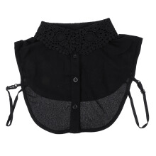 3Pièces Amovible Noir Chiffon Pour Femme Stylée