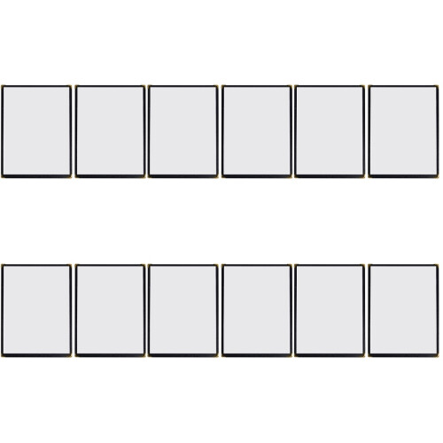 6 Pieces Menu Clip Protection Case Cover Clear Restaurant Covers 1
