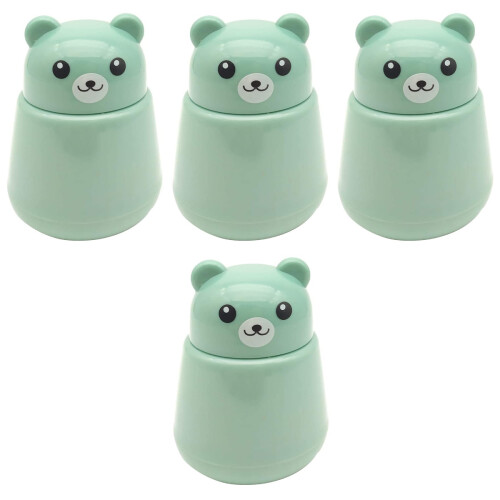 4Pcs Compact Green Manual Medicine and Pill Storage Box 2