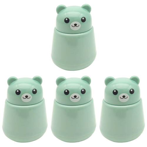 4Pcs Compact Green Manual Medicine and Pill Storage Box 1