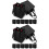 12Pcs Black Non Woven Bags with Divider 4