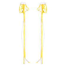 2Pairs Yellow Tassel Hairpin Chinese Style Hair Clips for Girls Hanfu