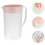 4Pcs Pink Cold Water Kettles Large Capacity Drink Pitchers 11