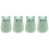4Pcs Compact Green Manual Medicine and Pill Storage Box 4