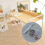 30 Sets Cupboard Pre-Inserted Nuts Cam Fittings Triple 6