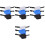 12Pcs Daily Use Polyester Eye Protectors Small Lightweight Eye Covers 3