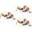 3Sets Multi-Function Gitaar Capo Set Met ABS Plectrums En Leren Houder 8