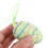 12pcs Easter Egg Easter Tree Decorations Foam Striped Egg Ornaments 2