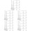 50St Draagbare Witte Plastic Krabtool Voor Tickets & Stickers 7