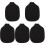 5Pcs Lightweight Black Paddle Storage Case Racket Holder Bag 2