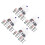 4Sets Duurzame Compressor Pakkingset Voor Auto Airconditioning Silver 4