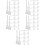 50St Draagbare Witte Plastic Krabtool Voor Tickets & Stickers 8