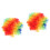 2Pcs Clown Hairpiece Explode Wig With Nose Decor 4