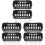 6Pcs Suction Cup Aquarium Plant Pots Black ABS Hanging Holders 4