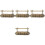 4Pcs Brown Combination Lock for Drawer and Cabinet 4