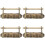 4Pcs Brown Combination Lock for Drawer and Cabinet 6