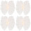 4St Bruiloft Haaraccessoires Bruids Sluier Haarspeld Beige 7
