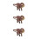 3 Pcs Simulated Dinosaur Model Apatosaurus Statue Decor 3