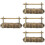 4Pcs Brown Combination Lock for Drawer and Cabinet 7