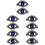10St Multi-Functionele Jas Patches Oog Strass Voor Kleding En Hoeden 7