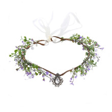 Elf Crown for Women Floral Fairy Headband with Whimsical Design for Woodland Wedding Cosplay