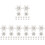 120St Multi-Functionele Resin Pushpins Wit Voor Kaart En Memo's 4