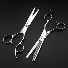 6 Inch Hair Cutting Scissors Professional Barber Shears Japanese Steel Precision Sharp Blades
