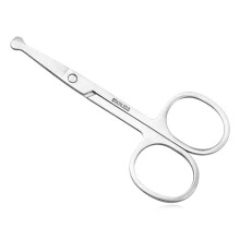 Nose Hair Scissors with Safe Rounded Tip, Stainless Steel Trimmer for Men and Women, 3.45in