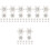120St Multi-Functionele Resin Pushpins Wit Voor Kaart En Memo's 5