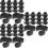 60St Compacte Zwarte Kabelclips, Voor Microfoonstandaards Thuis 7