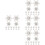 120St Multi-Functionele Resin Pushpins Wit Voor Kaart En Memo's 8