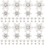 120St Multi-Functionele Resin Pushpins Wit Voor Kaart En Memo's 7