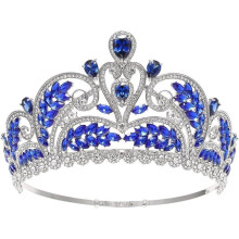 Crystal Bridal Tiara for Women Silver Rhinestone Wedding Crown with Sparkling Design and Gift Box