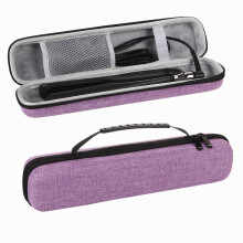 Hair Straightener Travel Case Purple Hard EVA Flat Iron Storage Bag Shockproof Dustproof Compact