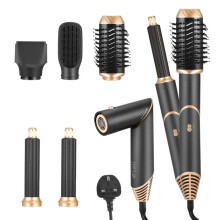 Air Styler 5 in 1 föhnborstel, thermische borstel met 5 accessoires, föhnborstel