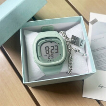 Mädchen Jungen Outdoor Sport Wasserdichte Digitaluhr + Armbänder + Teenager + Einfache Mode Sport Wasserdicht Student Multifunktional (2 Stück)