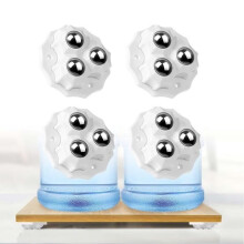 Möbelrolle – Mini – Universal – drehbar – Weiß – 4er-Set
