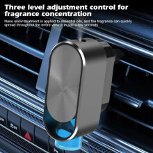 Intelligenter wiederaufladbarer Lufterfrischer-Diffusor fürs Auto mit 4 Flaschen ätherischem Meeresöl und 3 einstellbaren Modi