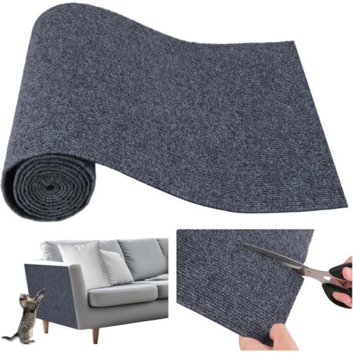 200x40cm selbstklebende Katzenkratzmatte, Katzensofakratzer, DIY Sofaschutz Katzenkrallen