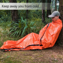Camping Bergsteigen Notfall PE Aluminium Film Schlafsack Kaltes Licht Lebensrettende Notfall Isolation Decke -OHL