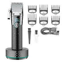 Professional Cordless Hair Clippers for Men with SelfSharpening Blades, Long Battery Life, LED Display