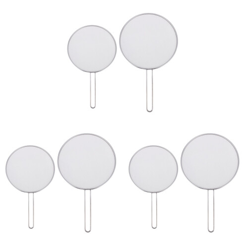 6Stk Spritzschutz , Topfdeckel , Silber, Langlebig 2