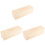 3Stk Nonstick Brotbackform Holz Robust Khakifarben 3