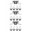 15Pcs Portable Hexagonal Grave Flower Holders in Assorted Colors 9